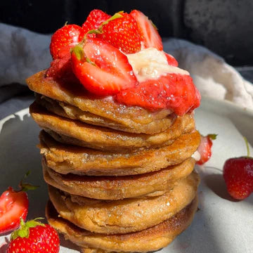 Summer Strawberry Yogurt Pancakes